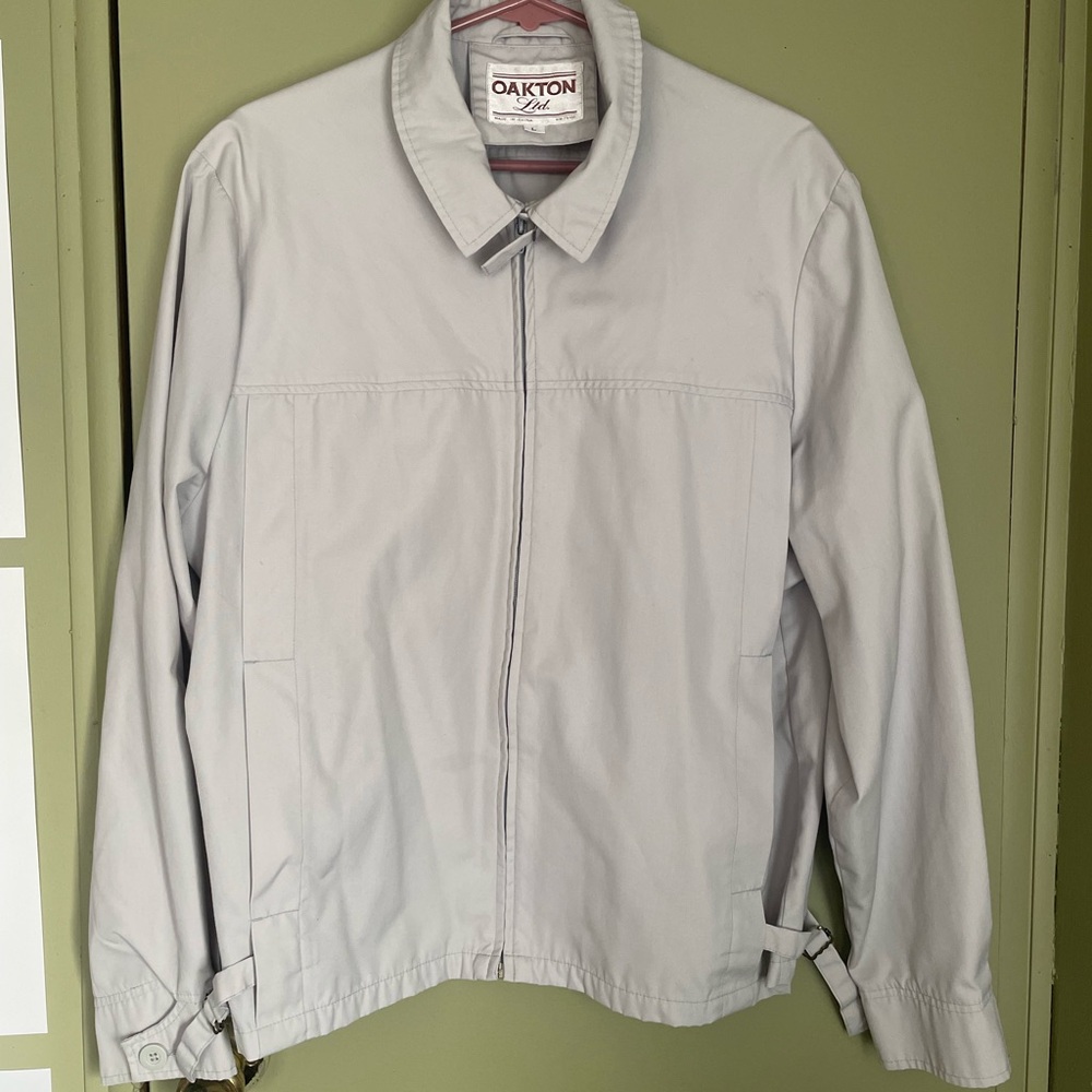 VTG Oakton Ltd Classic Lightweight Gray Jacket Sz Lg
